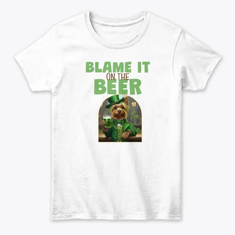 Blame it on the beer says Yorkie