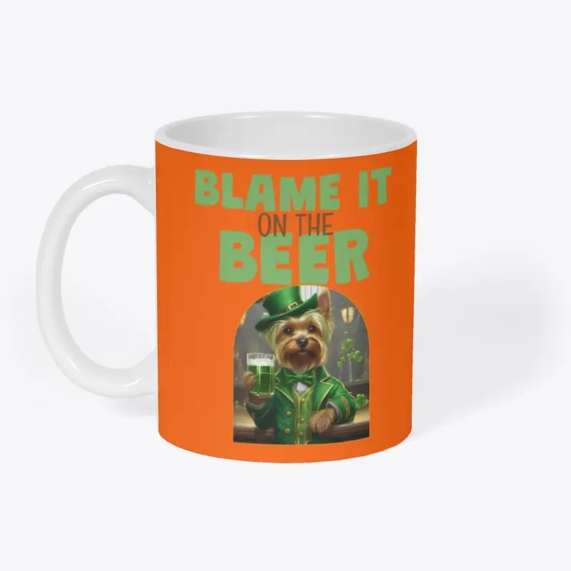 Blame it on the beer says Yorkie