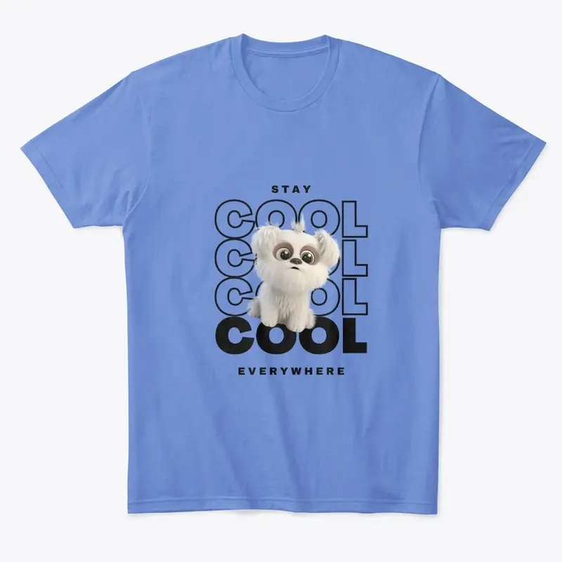 Stay cool like this funny little dog