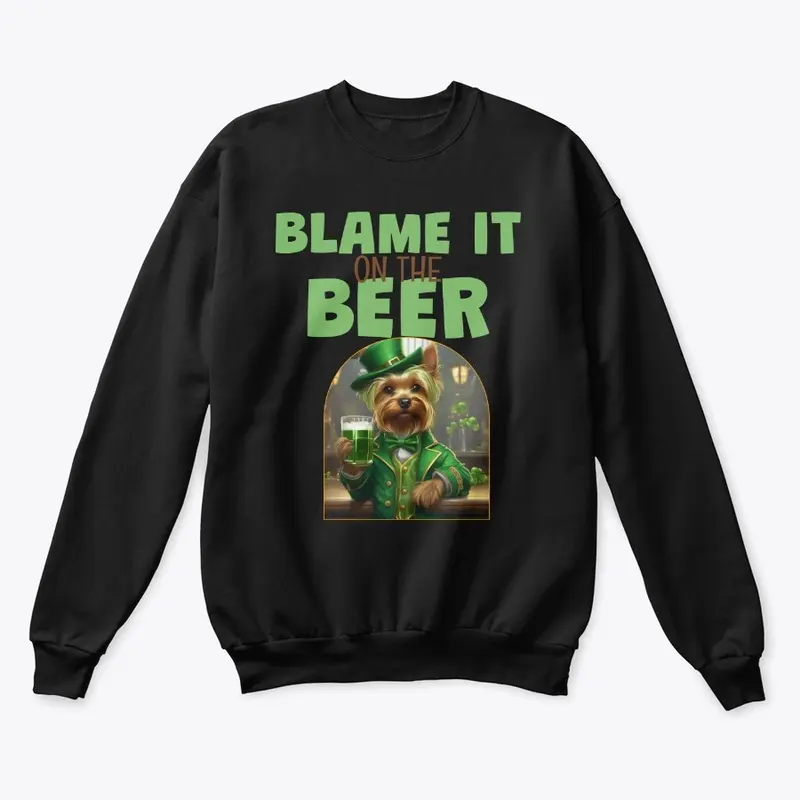 Blame it on the beer says Yorkie